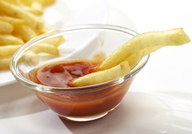 French Fries And Ketchup