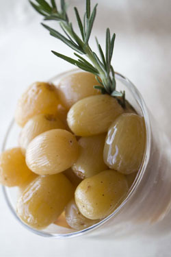 Green Grapes In Chardonnay