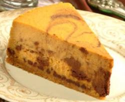 Marbeled Sweet Potato Cheesecake