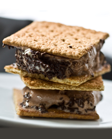 Smores Ice Cream Sandwich