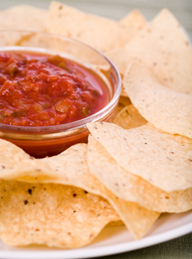 Salsa and chips