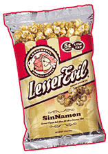 snack bag of cinnamon popcorn