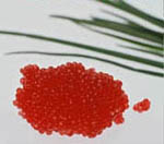 Beet and Saffron Caviar