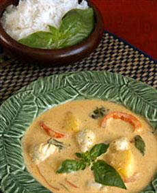 Red Curry With Crab & Pineapple