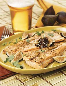 Wood-Grilled Trout