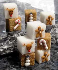 Christmas Sugar Cubes
