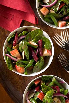 Spinach and Beet Salad