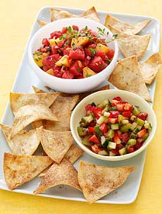 trawberry Salsa With Tortilla Chips