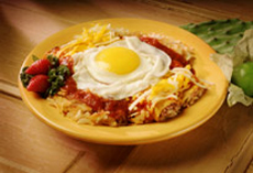 mexican breakfast enchilada steak and eggs