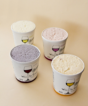 Mercer's Wine Ice Cream Pints