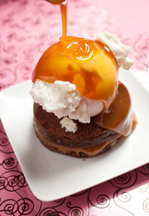 Caramel Brownie Sundae