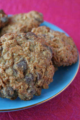 Coconut Chocolate Chip Cookies