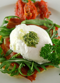 Egg With Pesto