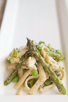 Fettucine and Asparagus