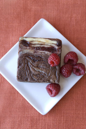 Chocolate Raspberry Brownie