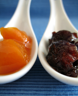 Peach and Cherry Conserves