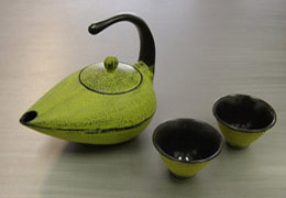 Lime Green Teapot