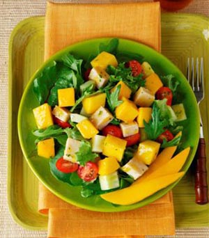 mango turkey salad