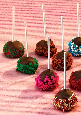 Seasonal Brownie Pops