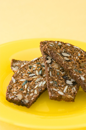 Walnut & Seed Panforte Crostini