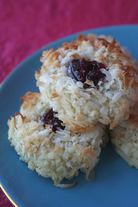 Raspberry Thumbprint Cookies