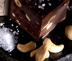 Milk Chocolate With Cashews and Fleur de Sel