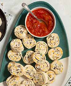 Pinwheel Sandwich On Tortillas