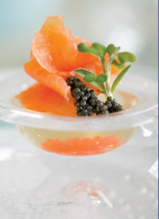 Salmon and Caviar