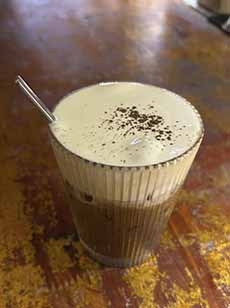 Salted coffee