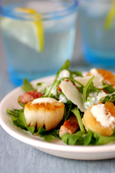 Scallop and Bacon Salad