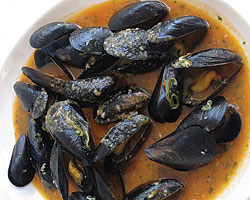 Steamed Mussels