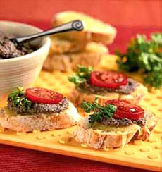 Black Bean Bruschetta