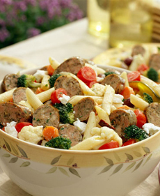 Pasta Salad With Chicken Sausage