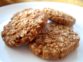 Oat and Cinnamon Cookies