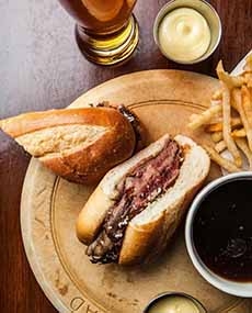 French Dip Sandwich With Fries