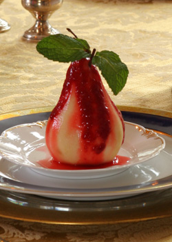 Poached Pear