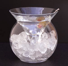 Martini Chiller Glass