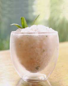 Grapefruit Tarragon Granita