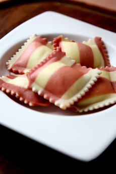 Striped Ravioli