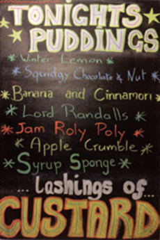 Pudding Menu