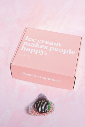 Chocolate-Dipped Strawberry Ice Cream