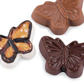 Bissingers chocolate butterflies