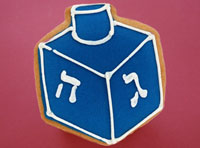 Dreidel cookie