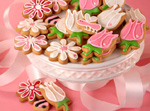 Eleni's Pink Cookie Bouquet