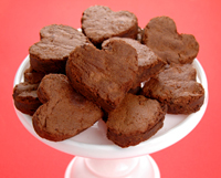 Heart Brownies