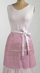 plaid apron