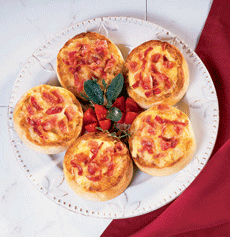 english muffin quiche