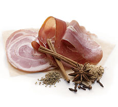 Chinese five spice and artisan-cured pork