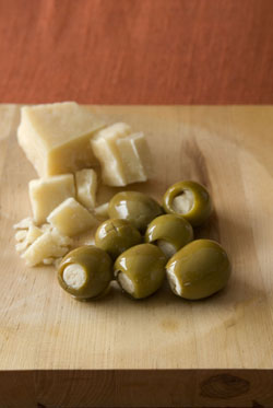 Parmesan Stuffed Olives