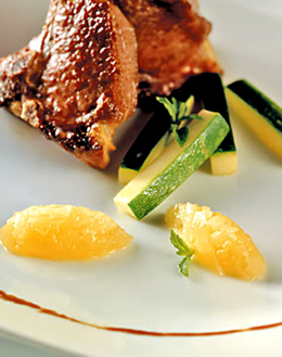 Lamb Chops with Carica Puree